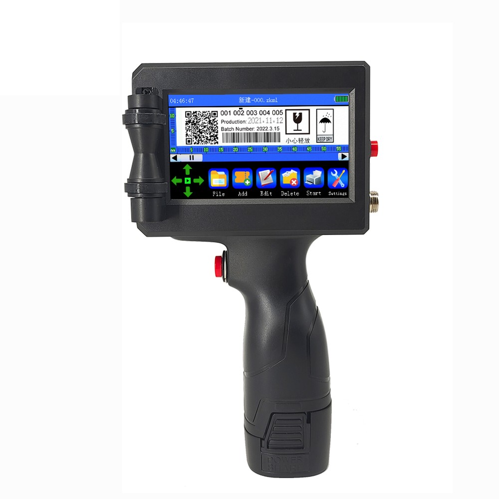 Handheld Inkjet Coder Printer Date Expiry Serial Number Batch