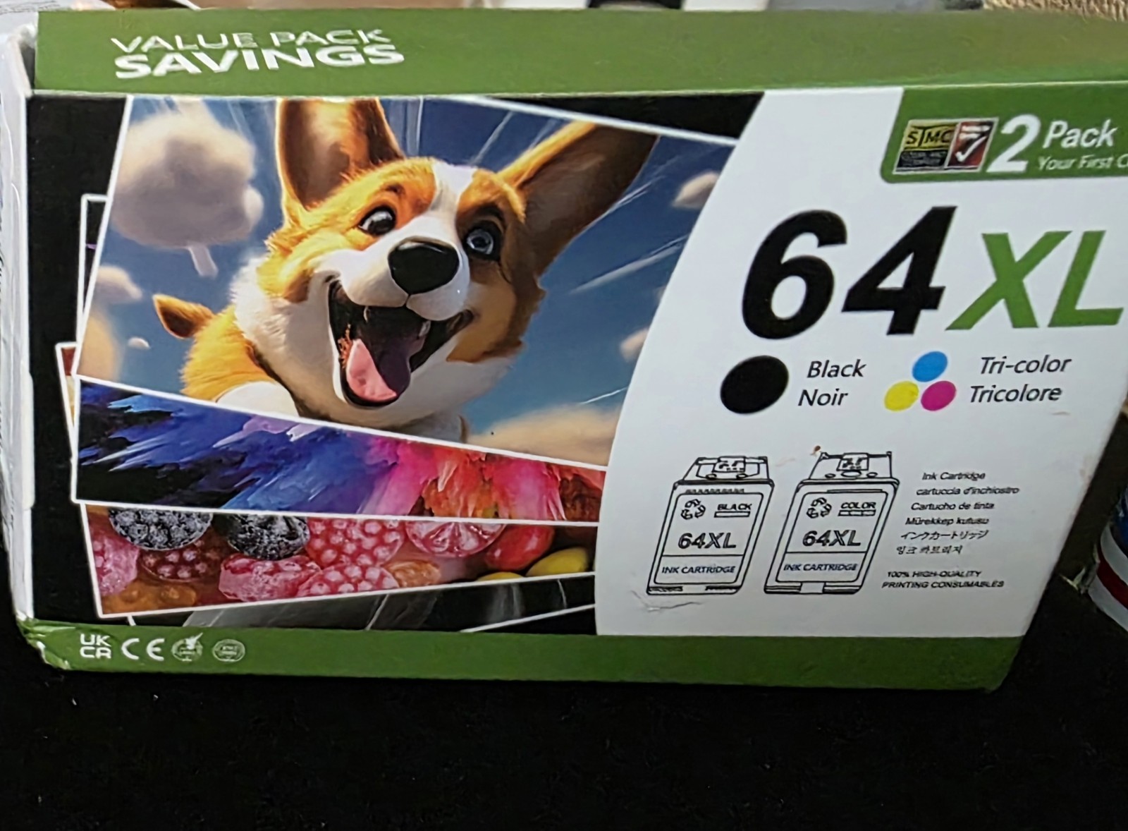 64XL ink cartridge 2 Pack