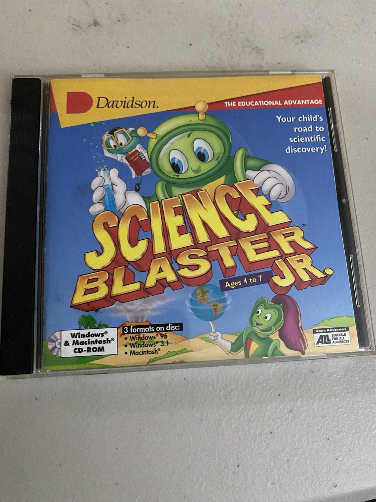 Davidson Science Blaster Jr. Windows 95 / Windows 3.1 / Mac OS  CD-ROM 