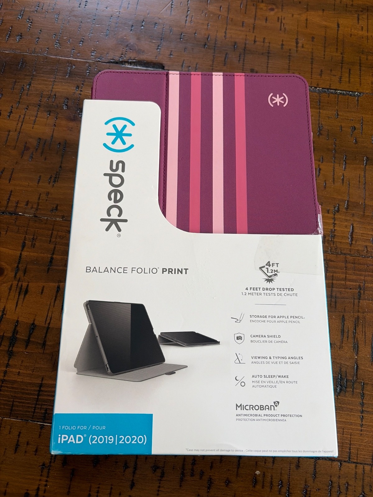 striped Speck Balance Folio Print Case