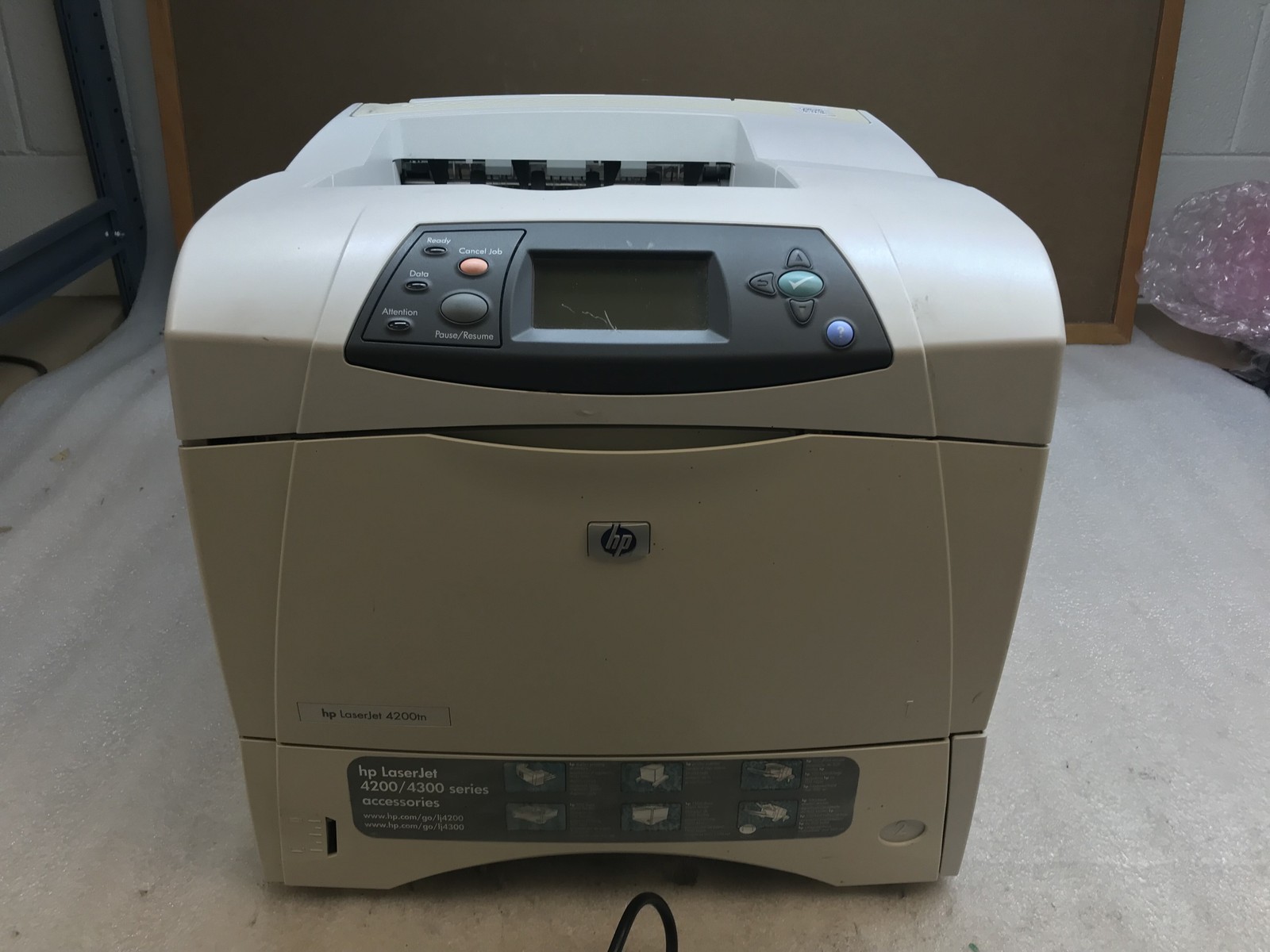 HP LaserJet 4200TN Q2427A Printer Network 117K Page Count W/ Toner