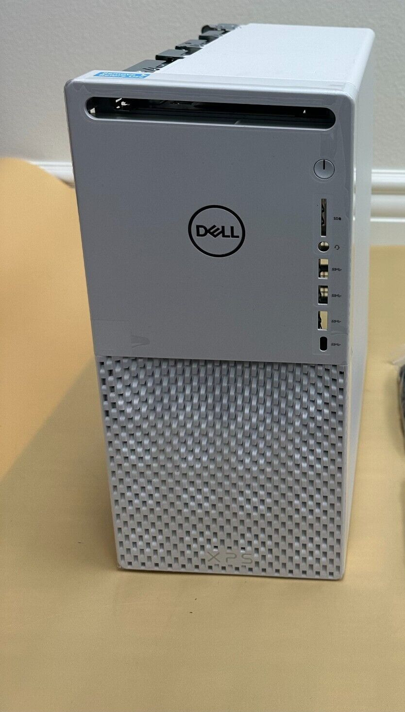 Desktop Bare Bone Case Chassis Bezel + Side Cover for Dell XPS 8940 WHITE