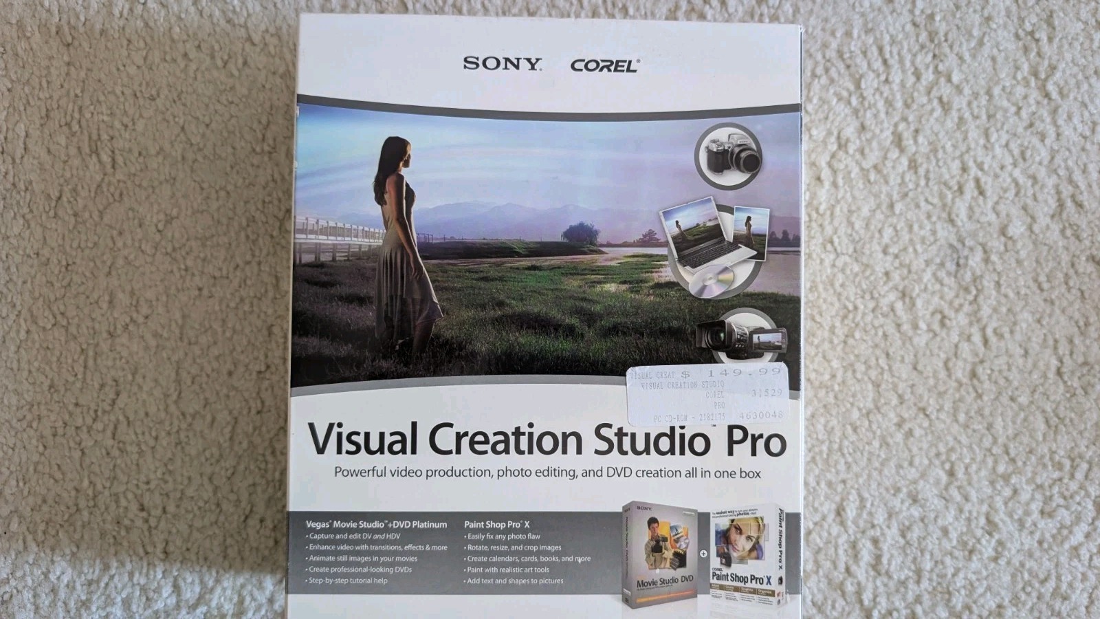 Corel Sony Visual Creation Studio Pro_Retail Box
