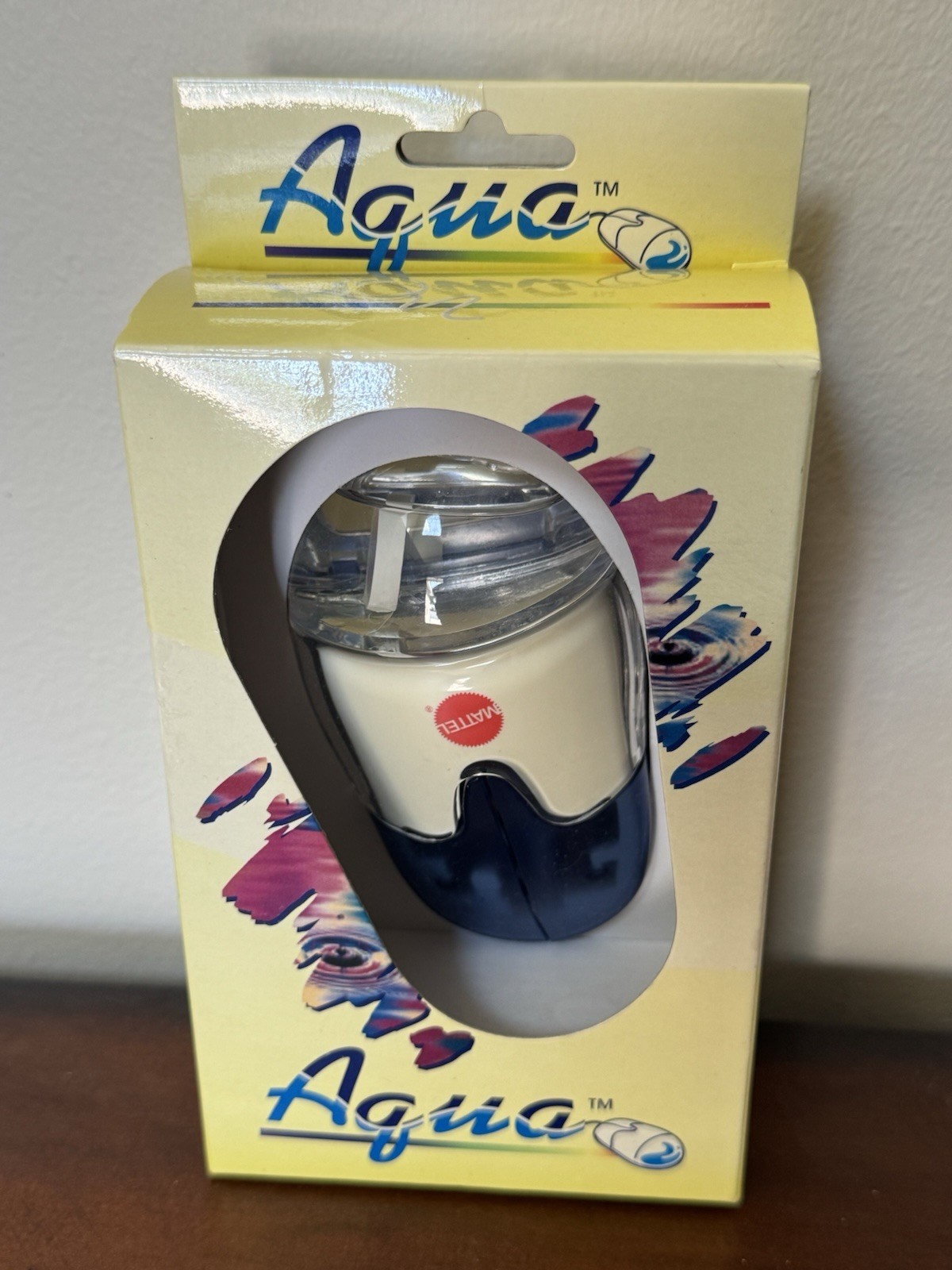 Rare Mattel Employee Aqua Mouse Liquid Star Vintage USB Computer Mouse NIP