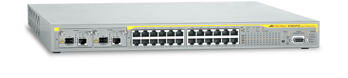 Allied Telesis 8600 Series 24 Port PoE Network Switch - AT-8624POE