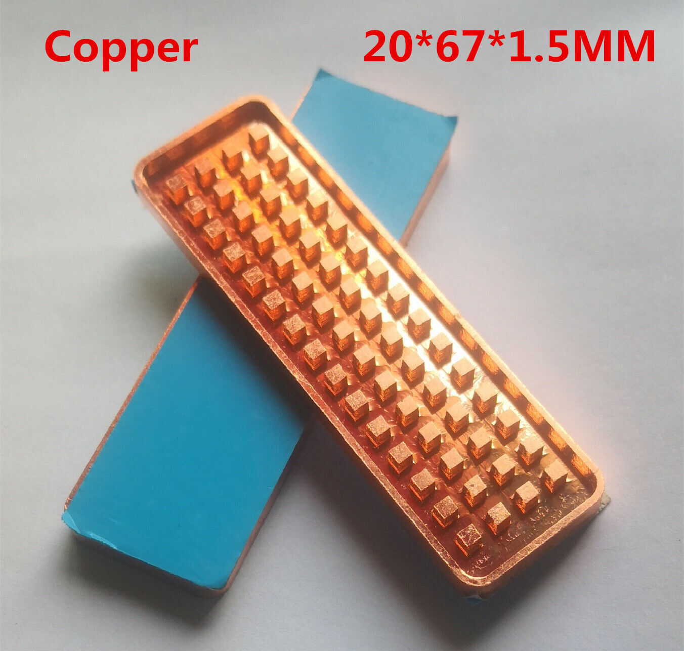 1PC M2 heat sink notebook m.2 solid hard disk heat sink pure copper 20*67*1.5MM