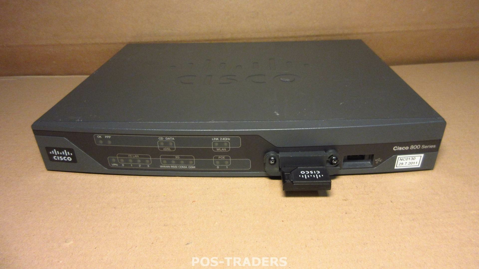 Cisco 888G-K9 Wireless SHDSL Router - INCL PCEX-3G-HSPA-G MODULE - Excl PSU