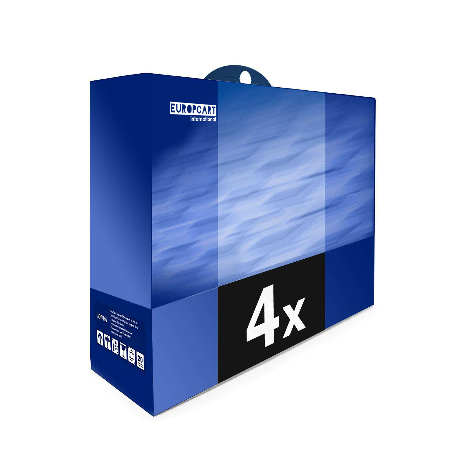 4x Europcart Ink BLACK XXL Compatible for Brother MFC-J-6910-DW