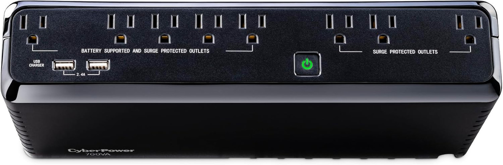 Cyberpower SL700U Standby UPS Battery Backup and Surge Protector, 700VA/370W, 8