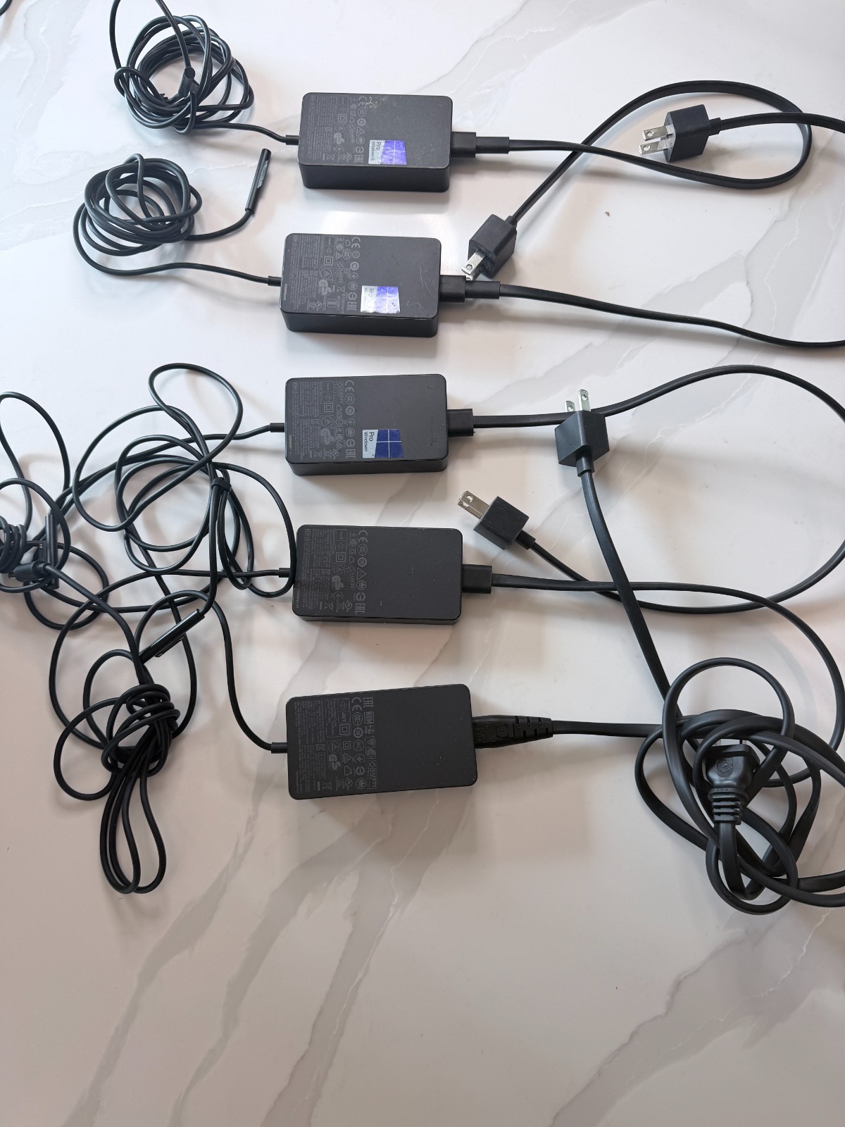 Microsoft Surface Pro Type Cover + Microsoft Pro Surface pro chargers