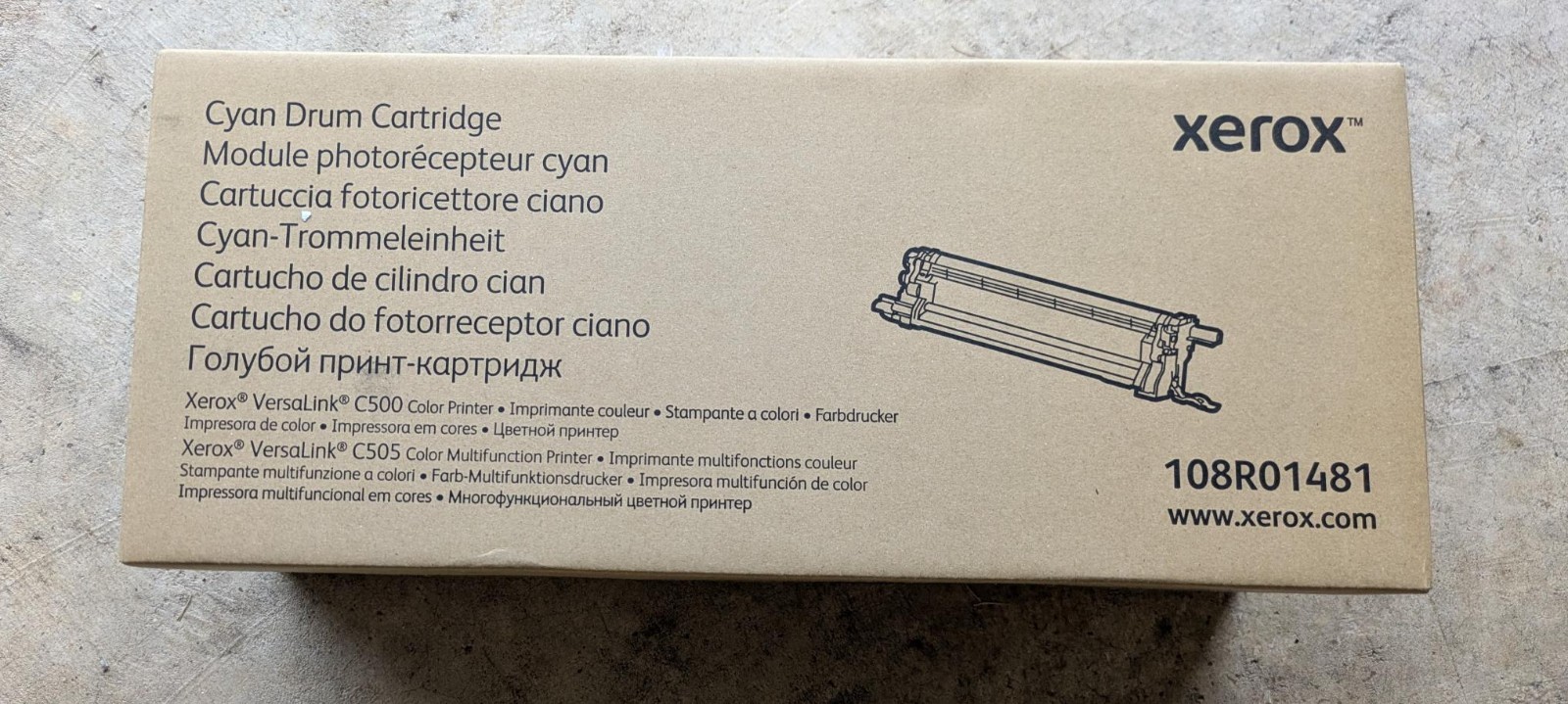 Xerox 108R01481 Drum Cartridge for Versalink C500 C505 - Cyan