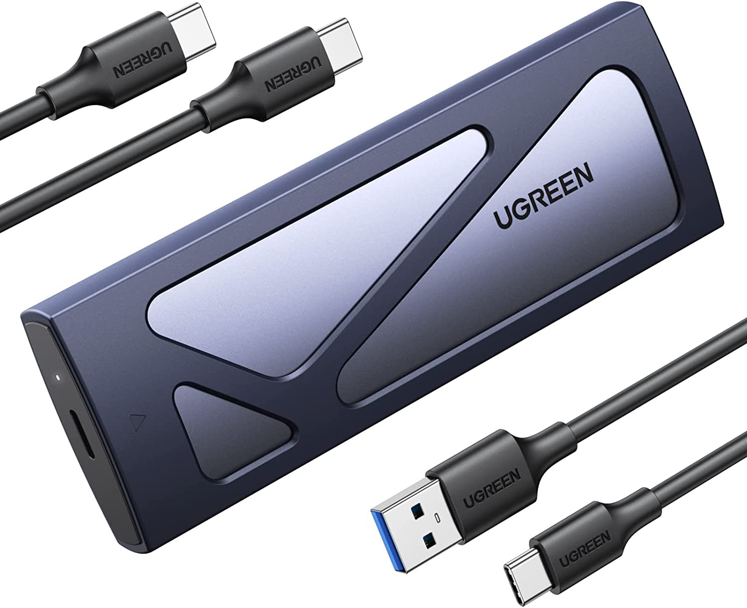 UGREEN SSD Enclosure, Tool-Free USB C External, 10Gbps M.2 Nvme to USB Adapter/R
