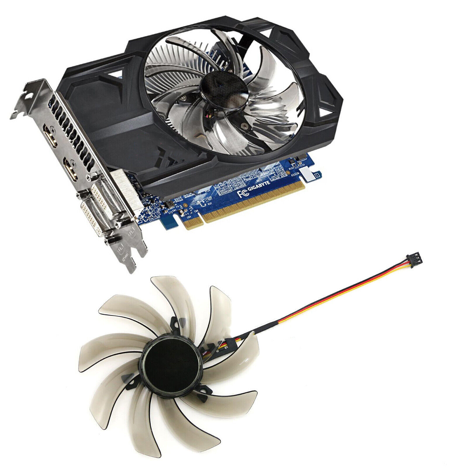 PLD10010S12H/T129215SM Graphics Cooling Fan for Gigabyte GTX750 GTX750Ti ITX