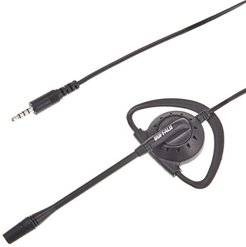 Buffalo BSHSECM105BK Single Ear Hook Headset 4-polefrom JP