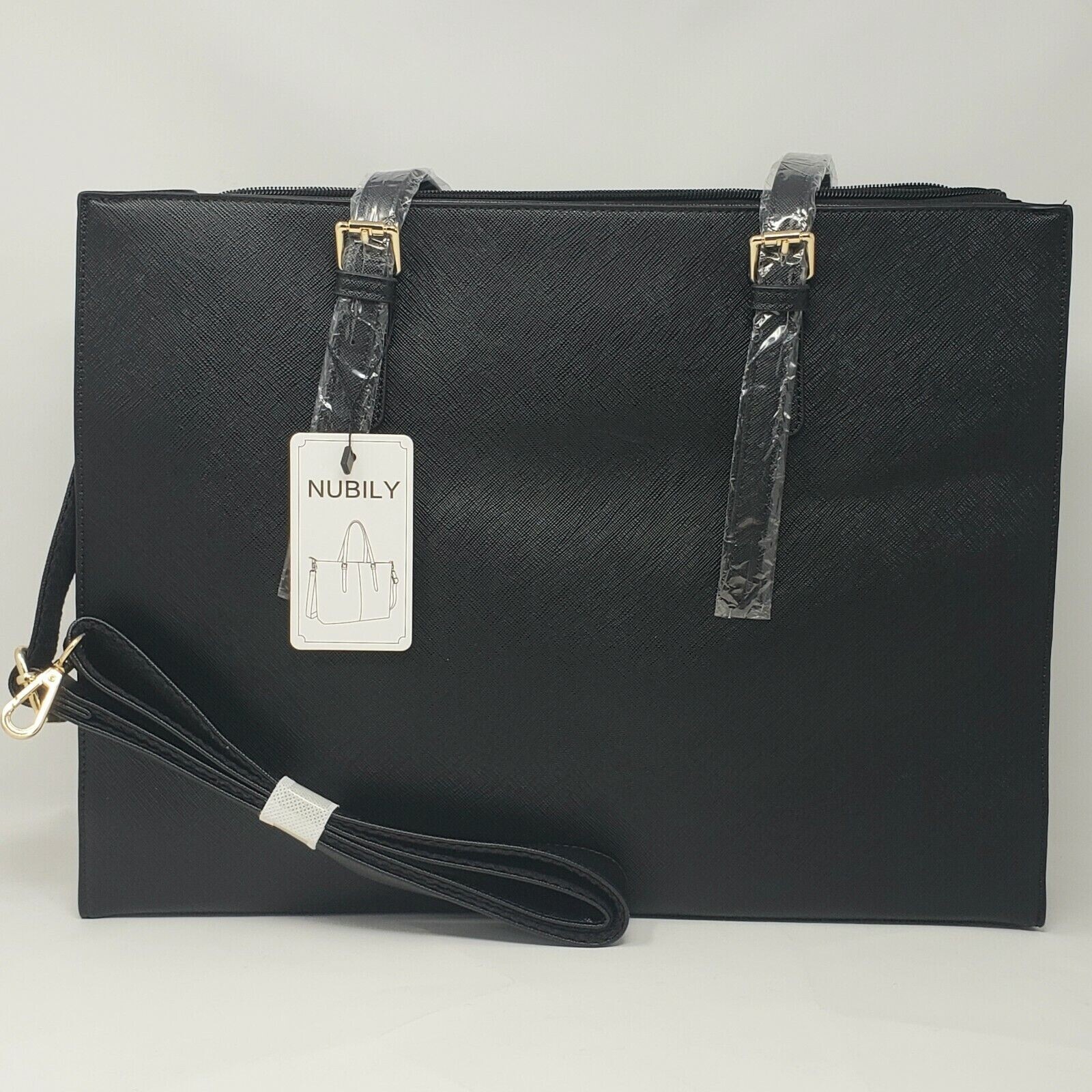 Nubily NB6602 Laptop Bag for Women - Black (B193)
