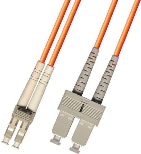 250M Multimode Duplex Fiber Optic Cable 50/125 LC SC Orange Patch Cable Network