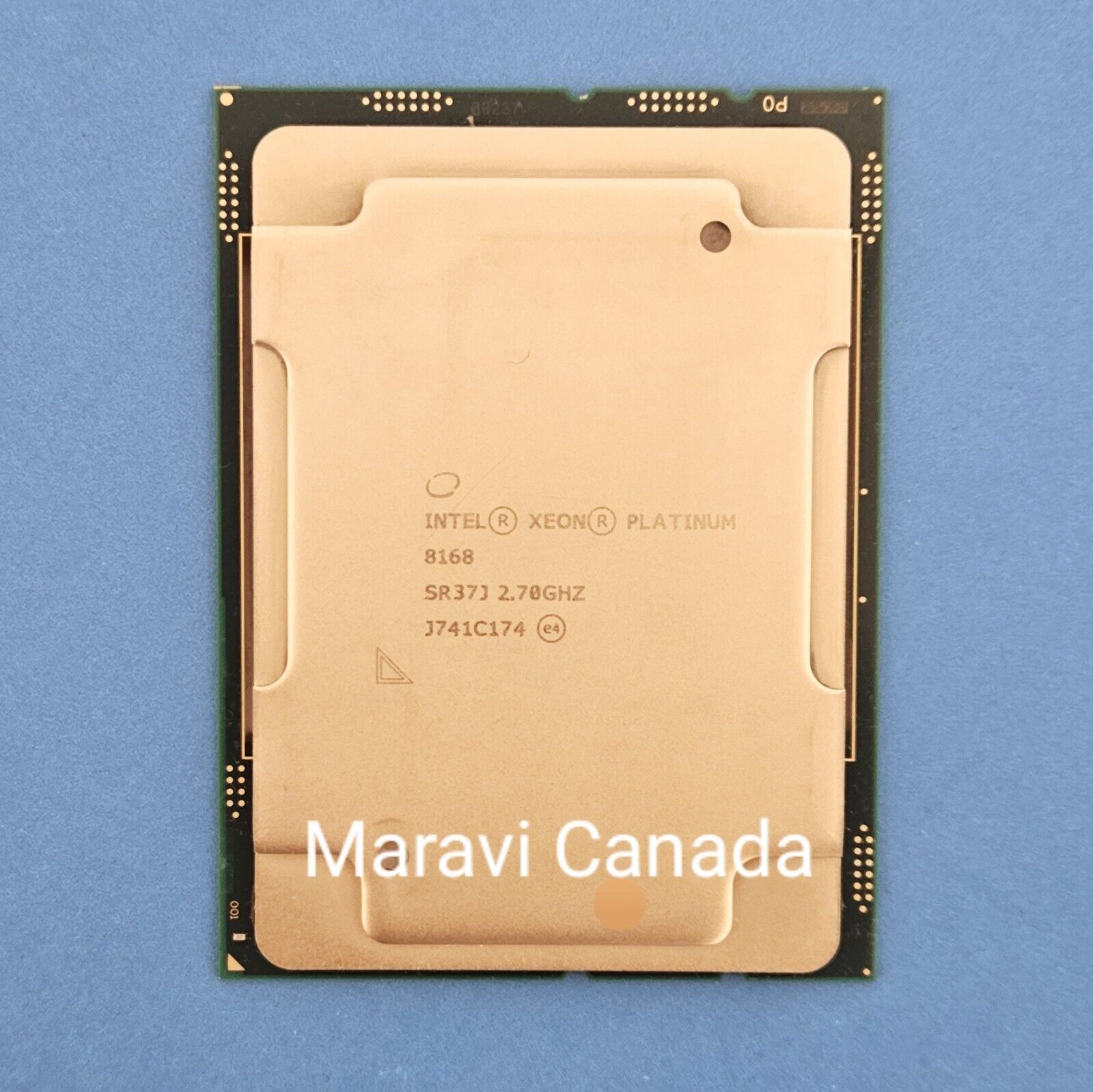 SR37J Intel Xeon Platinum 8168 24-Core 2.70GHz 33MB 205W CPU Processor Grade A