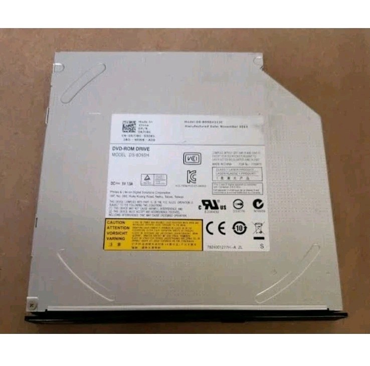Dell TTK8H 0TTK8H 9.5mm Slim SATA Internal 8x DVD±RW CD-RW Optical Drive