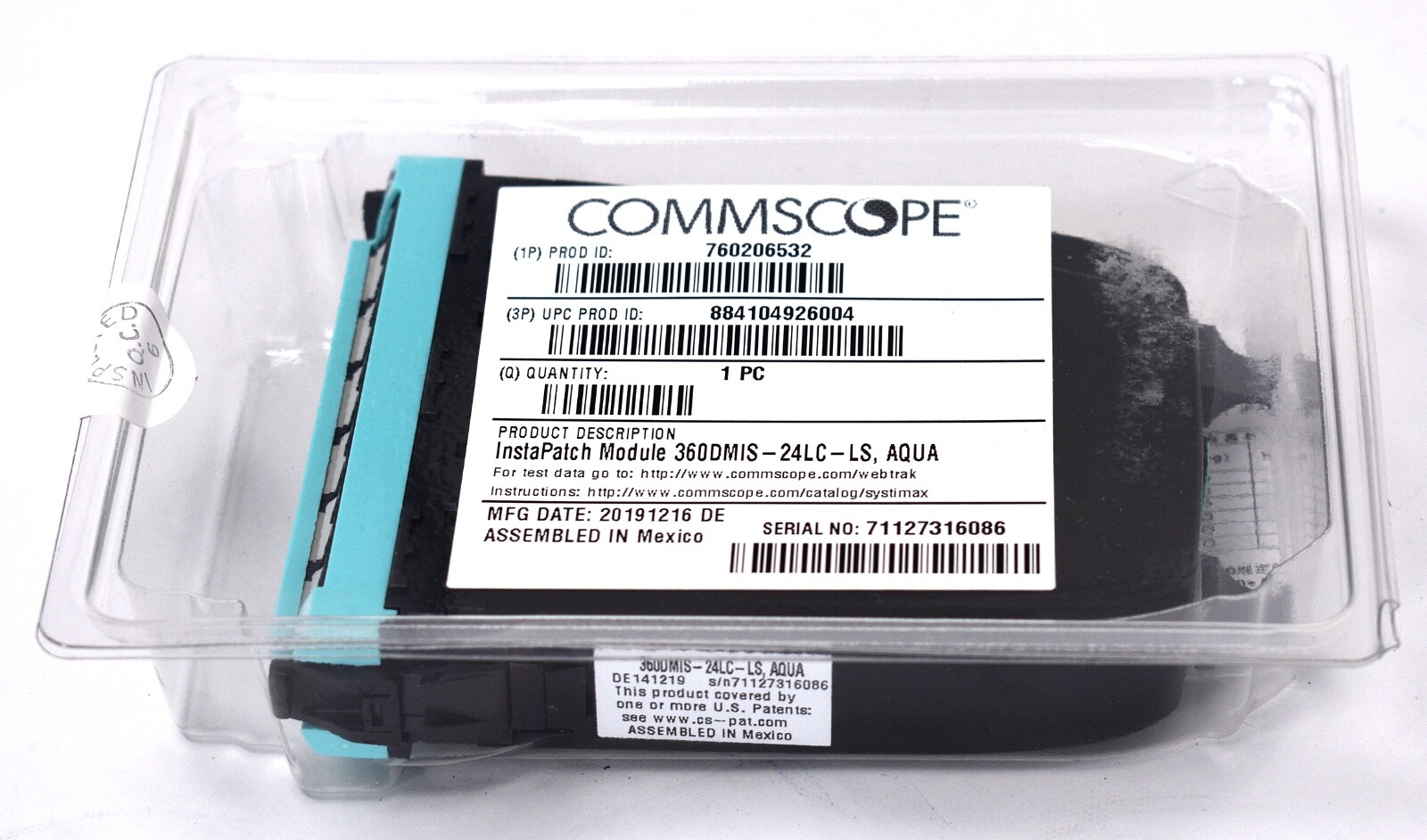 Commscope 760206532 Instapatch Module T205057 New