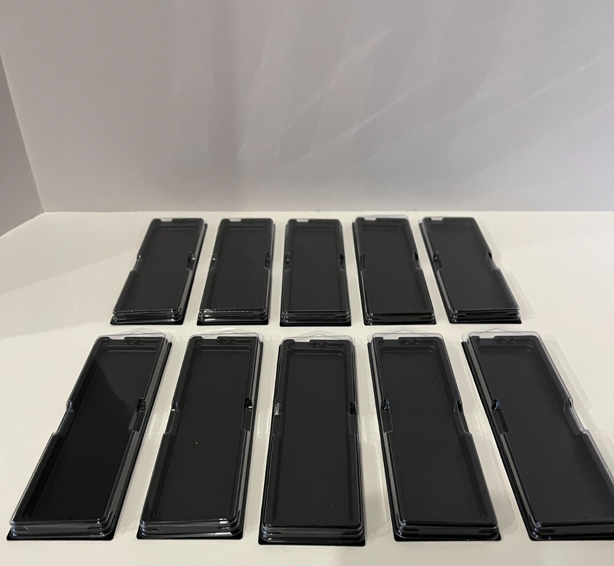 10 X DDR2 DDR3 DDR4 DDR5  Memory RAM Clamshell Case for DIMMs Anti Static ESD
