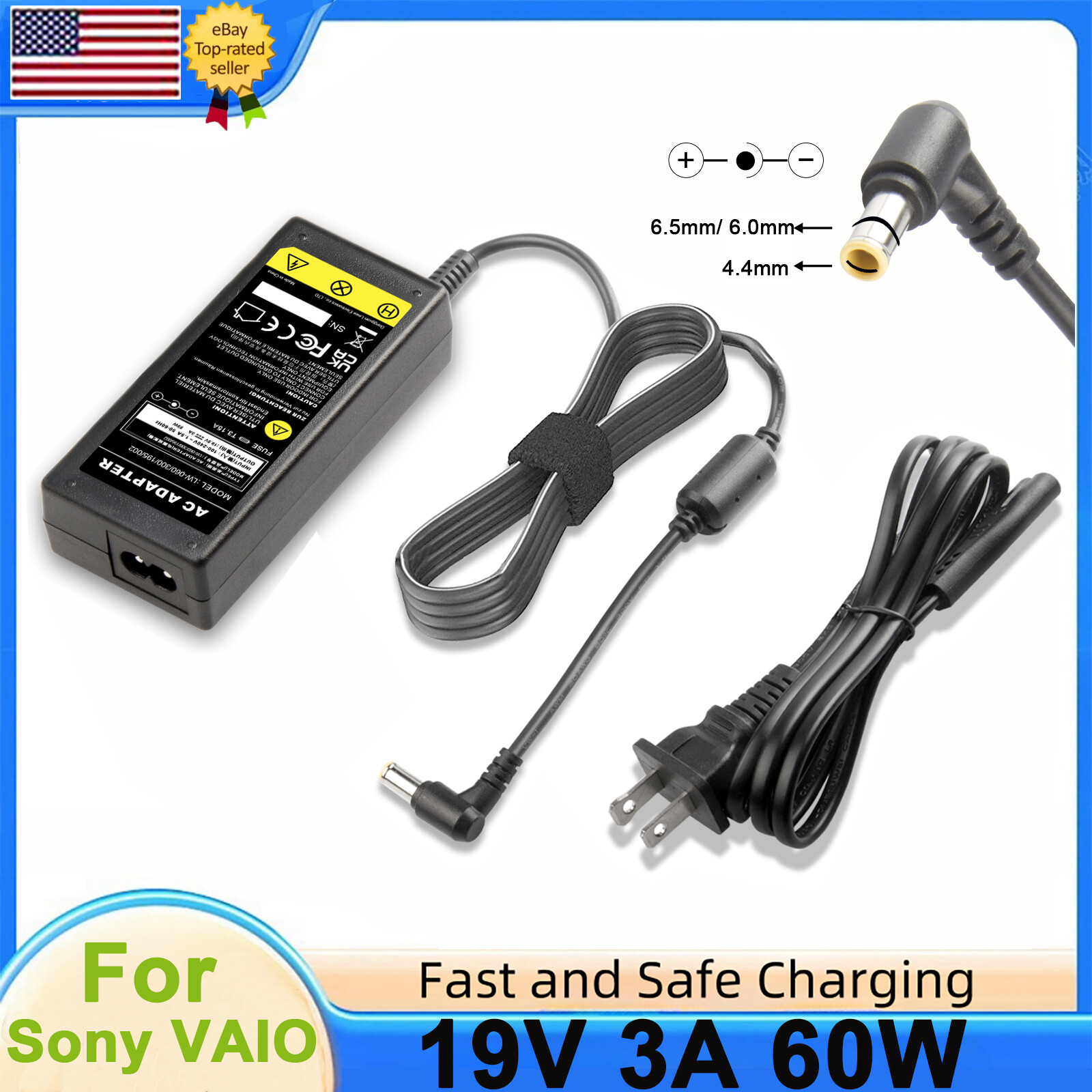 LG 19V AC Adapter for AD-48F19 29LB4510 29LN4510-PU 29"" LED HD TV Power Supply