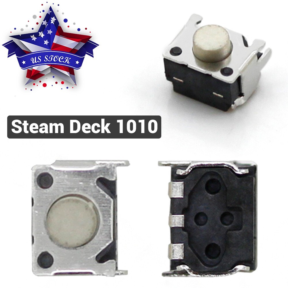 For Steam Deck 1010 L1 R1 Button Bumper Shoulder Trigger Micro Switch Key 2Pcs