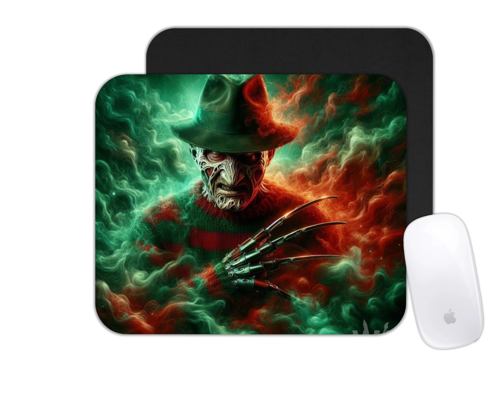 Custom Mouse Pad Creepy Horror Movie Villain Slasher Desk Mat Office Computer