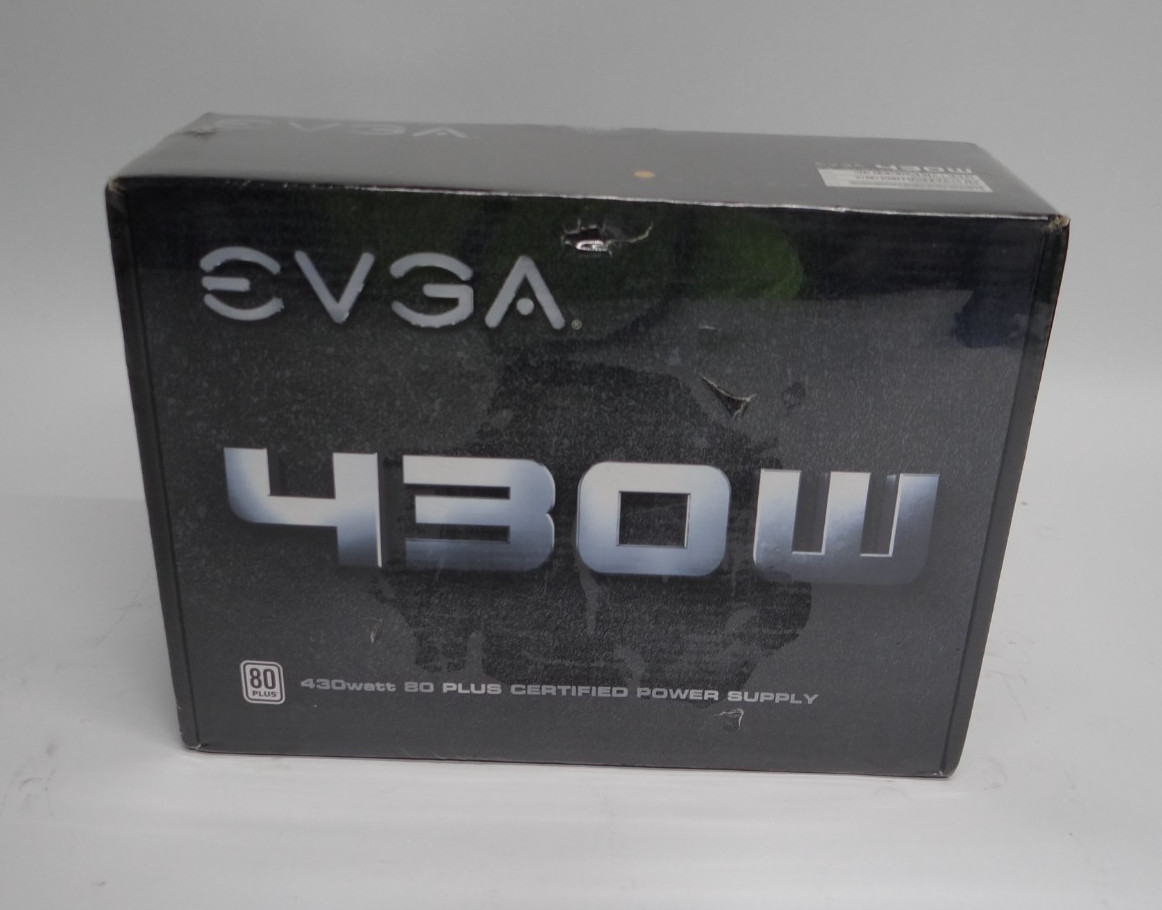 EVGA 430W 80 PLUS Power Supply PN 100-W1-0430-KR NEW