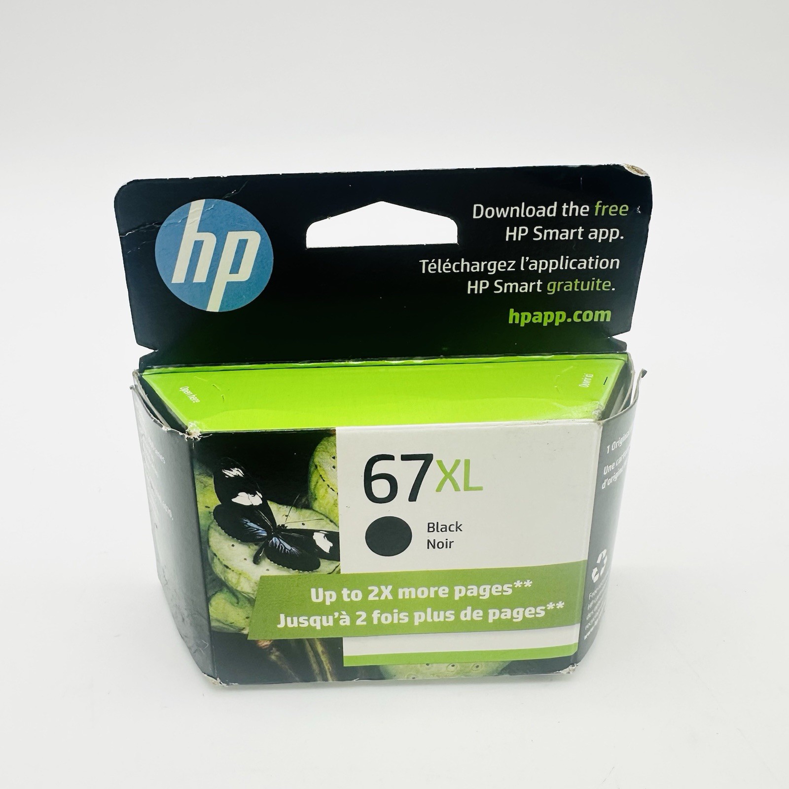 HP 67 XL OEM Genuine Black Ink Cartridge Exp 07/2026