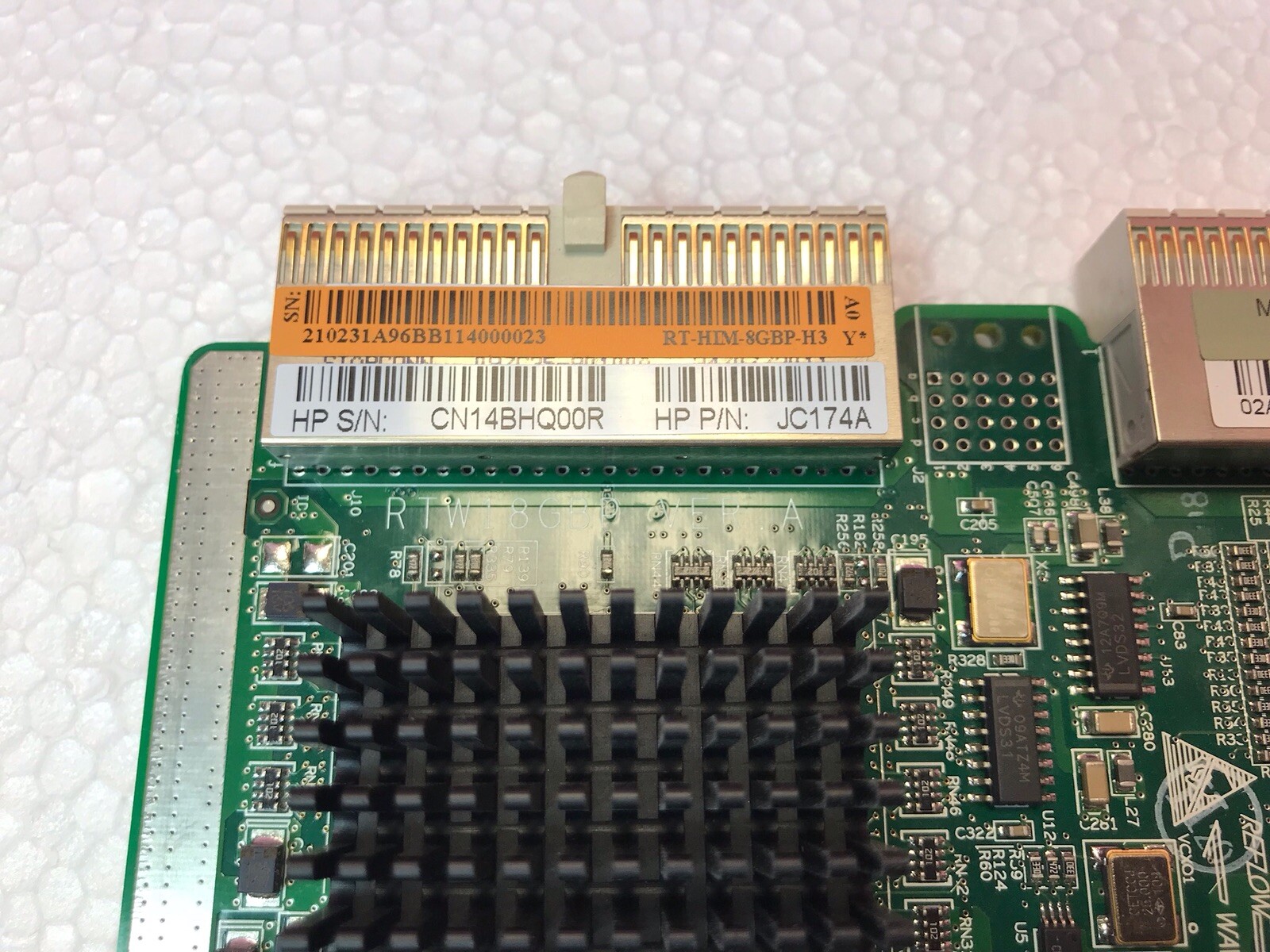 HPE HP JC174A FlexNetwork 6600 8-port GbE SFP HIM Router Module USED