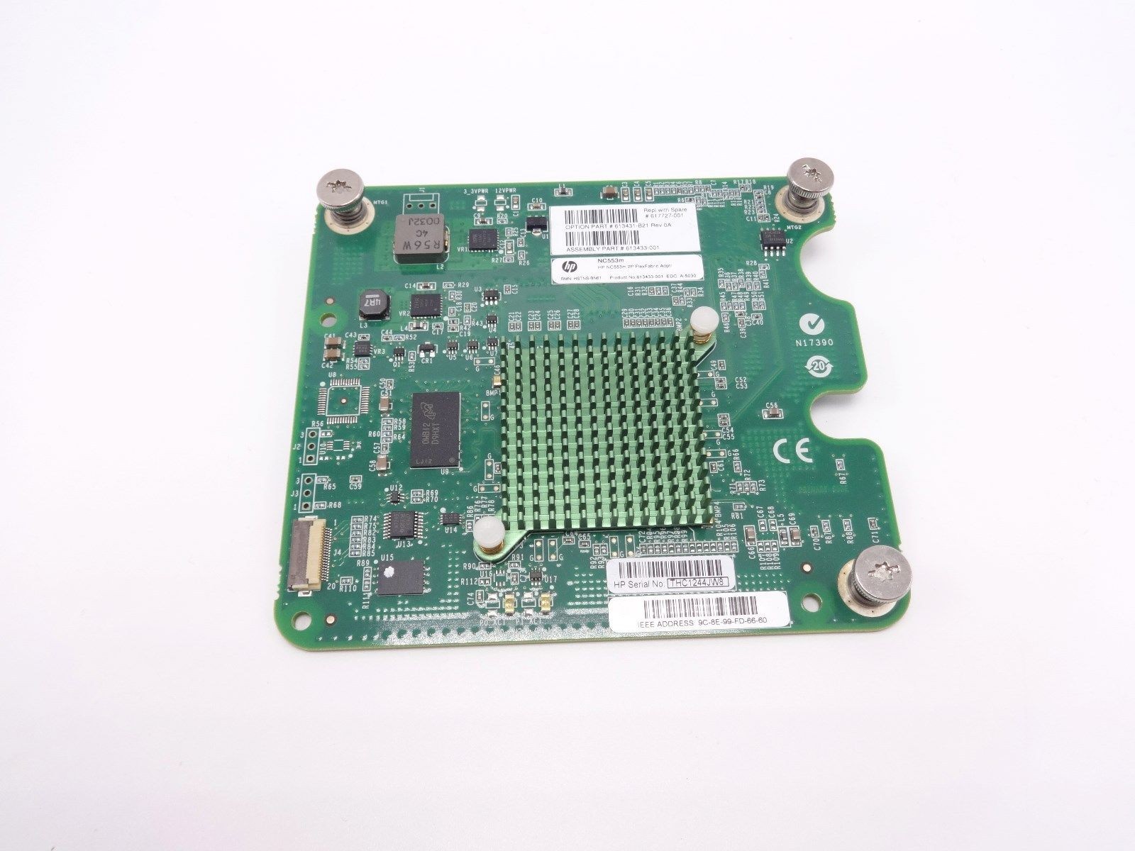 HP 617727-001 NC553M 2P 10GB Flex Fabric Adapter 613431-B21
