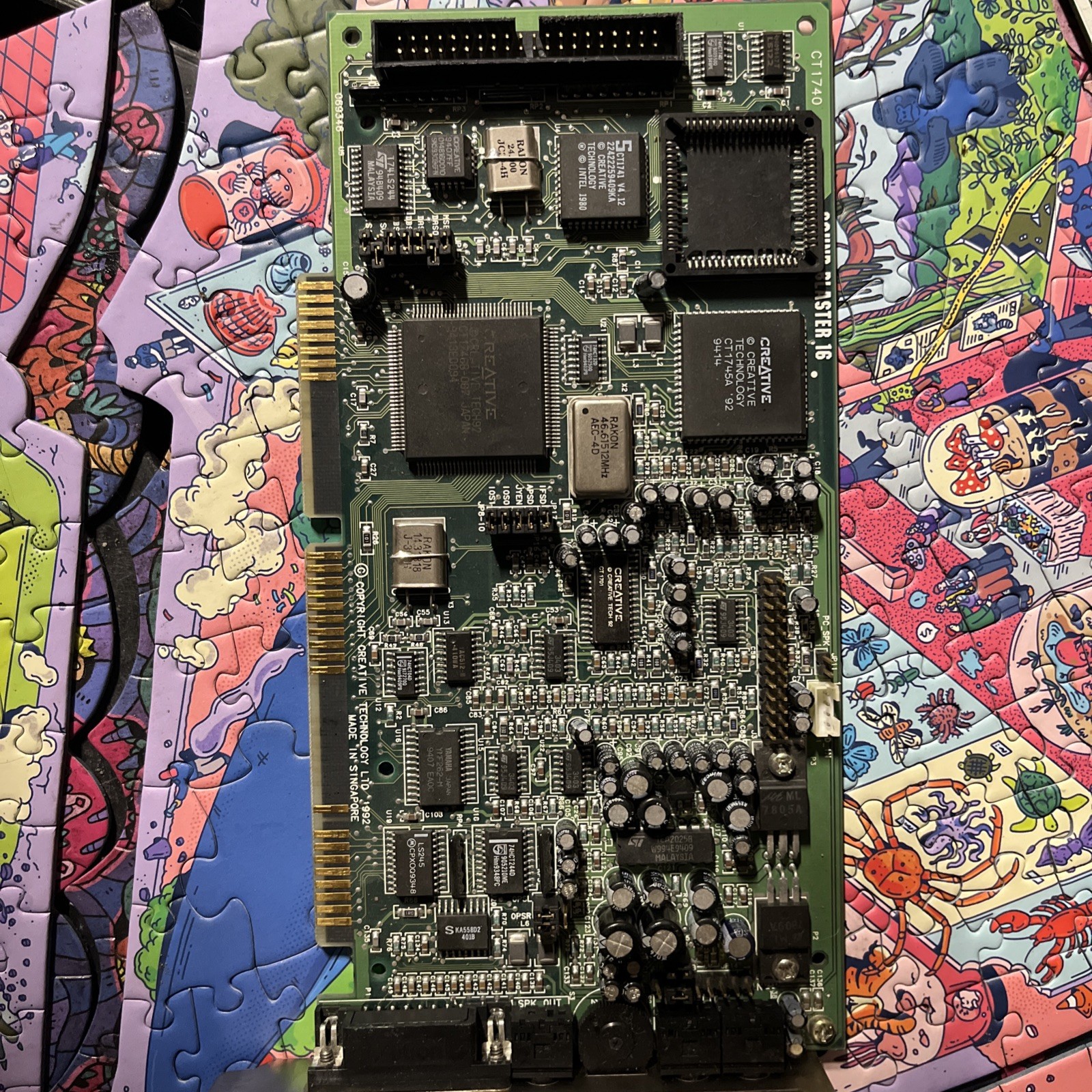 Creative Sound Blaster 16 CT1740 ISA Sound Card WORKING Vintage DOS Retro PC