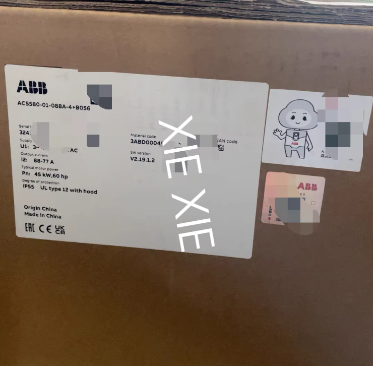 1PCS ABB ACS580-01-088A-4+B056 New Frequency converter shipping Via Fedex or DHL