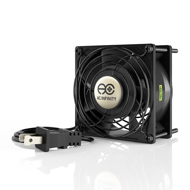 Heavy Duty Aluminum Cooling Fan Replacement 120V 47 CFM 2600 RPM Quiet 40 dBA US