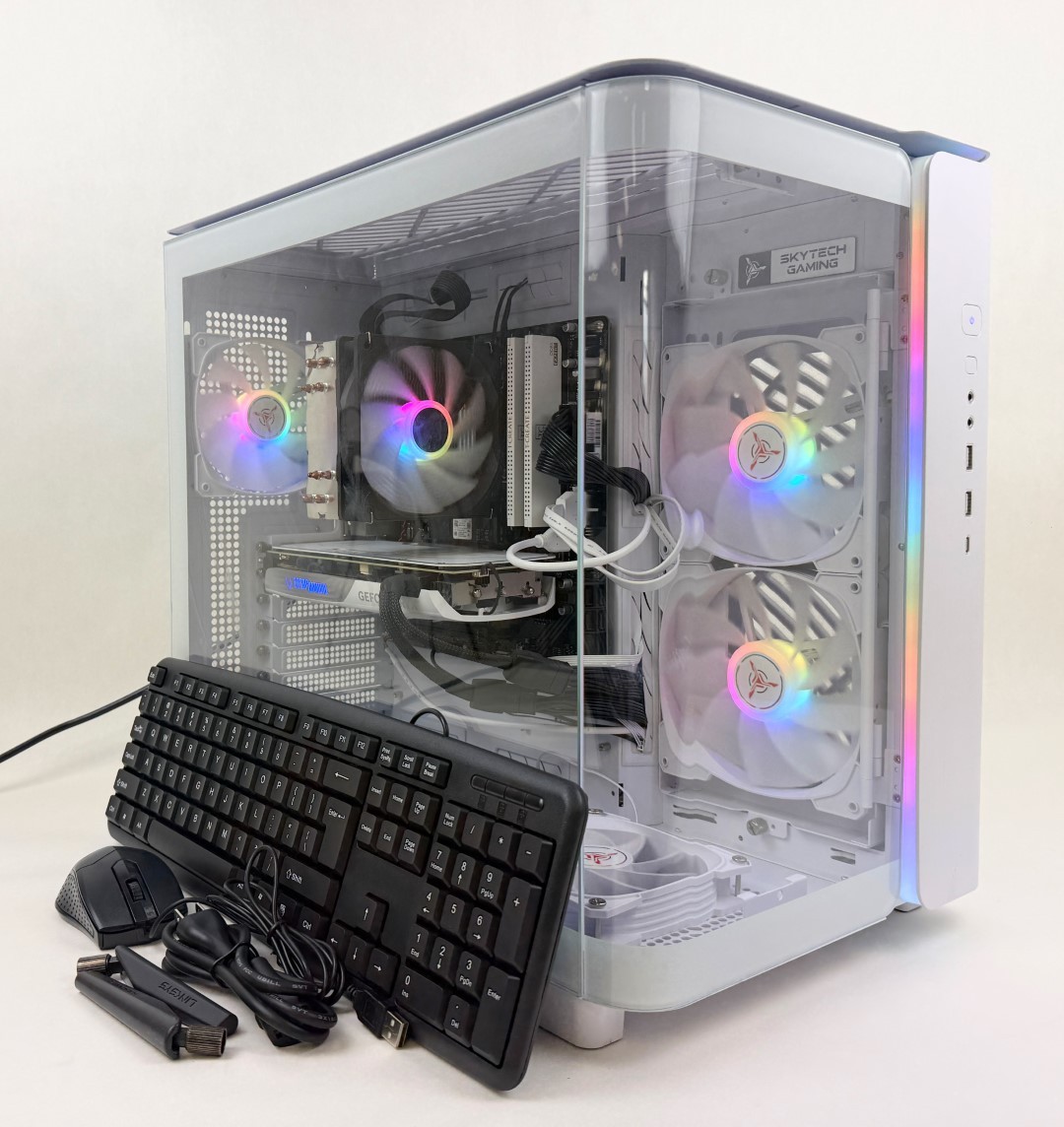 Skytech KING95 Gaming Desktop PC Ryzen 7 7700 16GB 1TB RTX 4070 Sup 12GB W11H