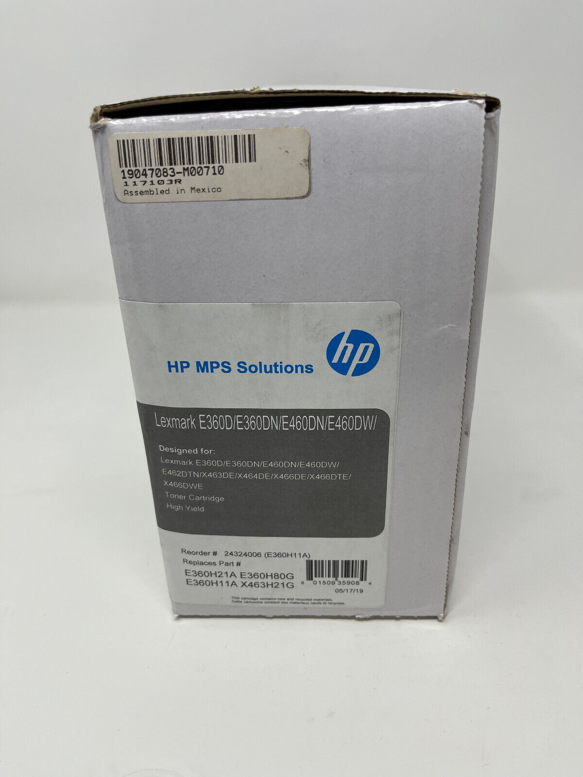 HP MPS Solutions For Lexmark E360H11A High-Yield Toner 