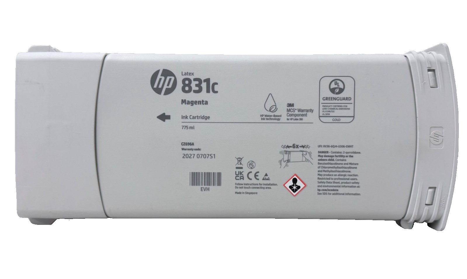 New Genuine HP 3UB41A Fast Dry Black Ink Cartridge 775ml [2041]