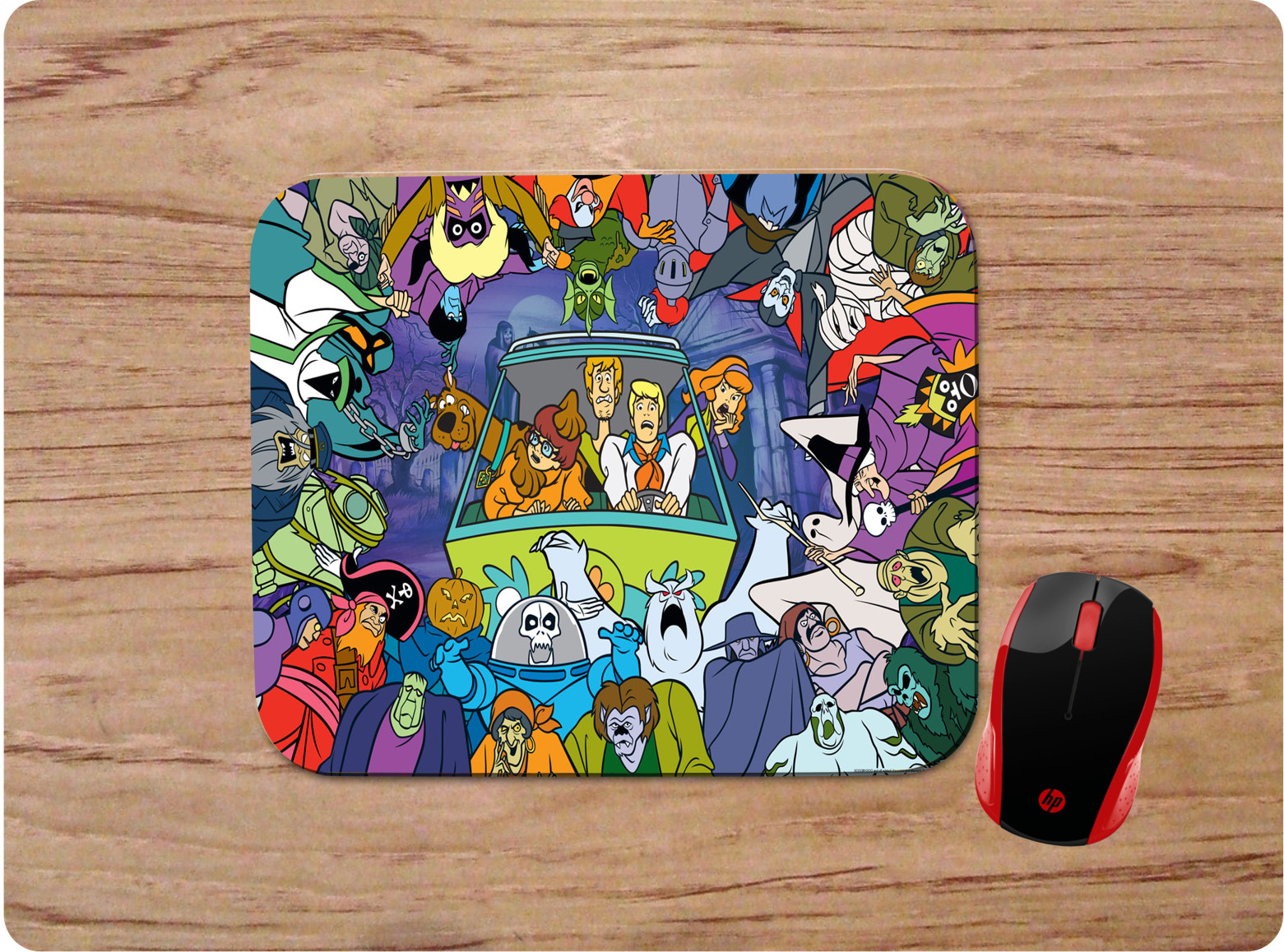 SCOOBY DOO VILLIANS CUSTOM MOUSEPAD MOUSE PAD PC GAMING GIFT