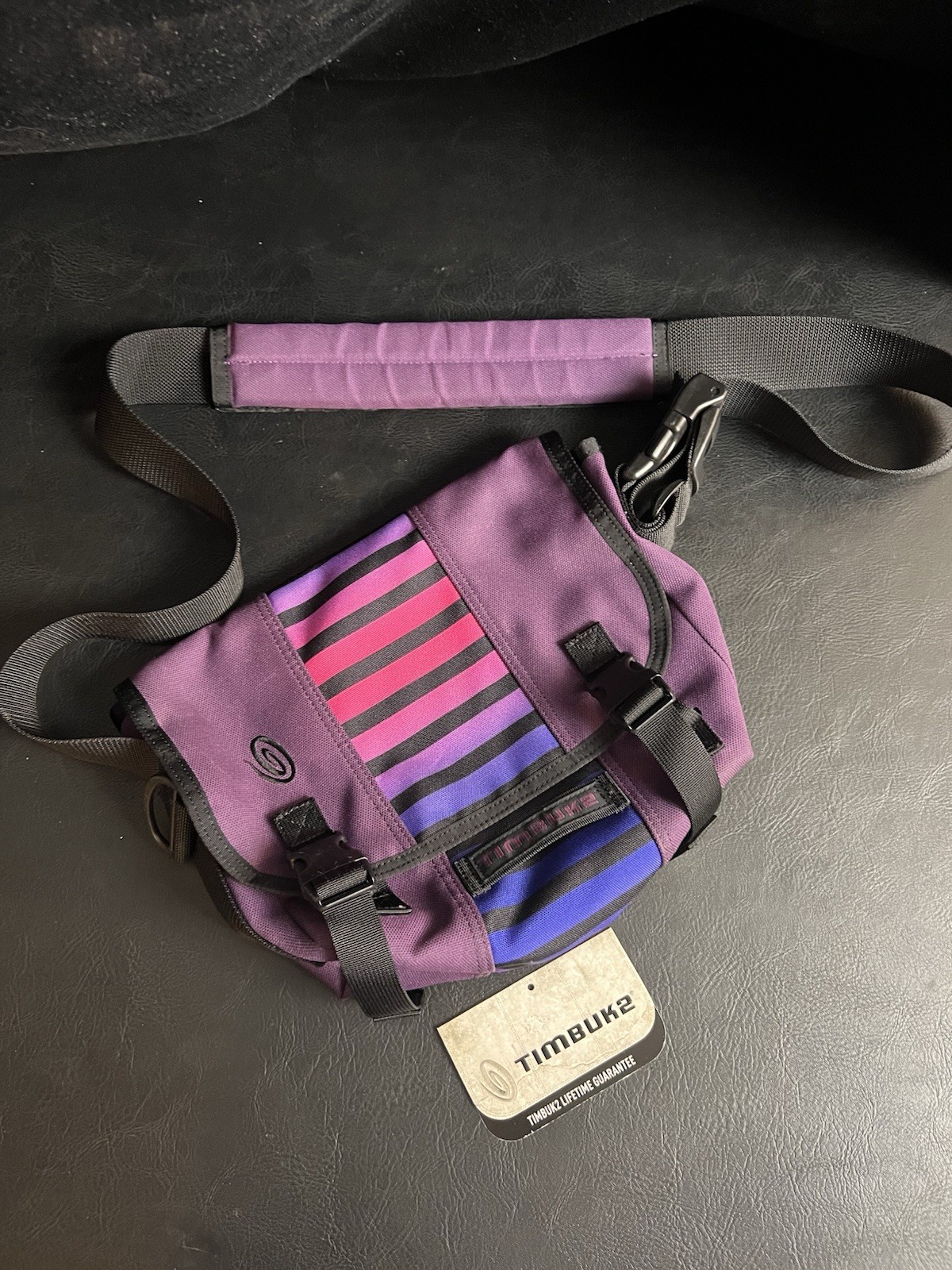 Timbuk2 Classic Messenger Bag XS Travel Commuter Nylon Village Violet Sunset