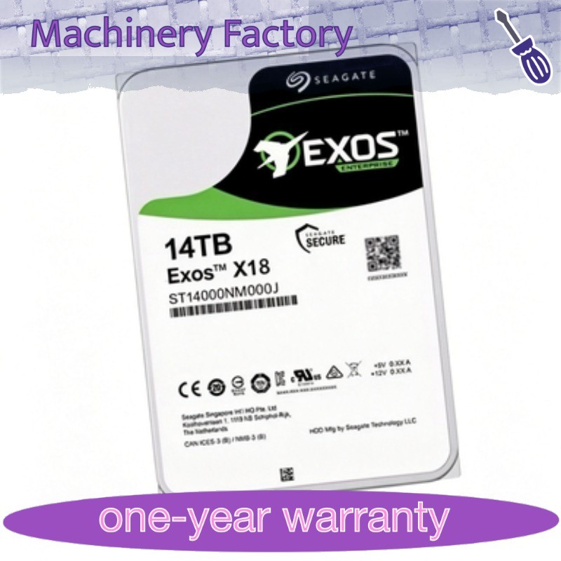 1PCS ST14000NM000J Compatibe Seagate Exos X18 14 TB SATA 6Gb S 256 MB 7200 Rpm