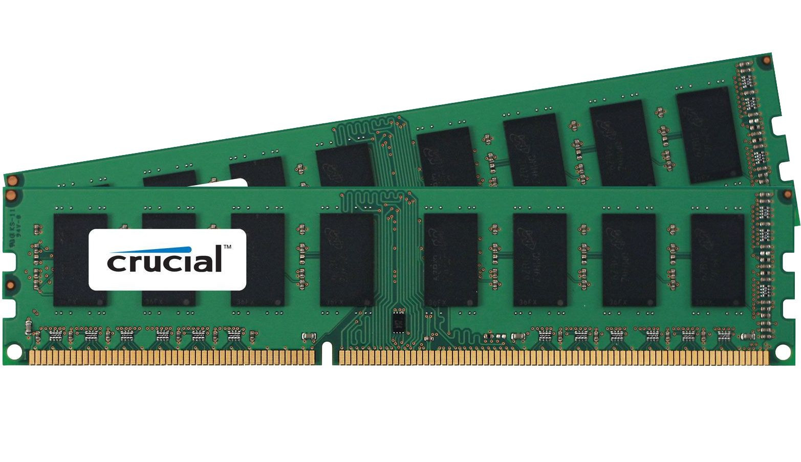 Crucial 16GB Kit 2x 8GB DDR3 1600 MHz PC3-12800 Non ECC Desktop Memory RAM DDR3L