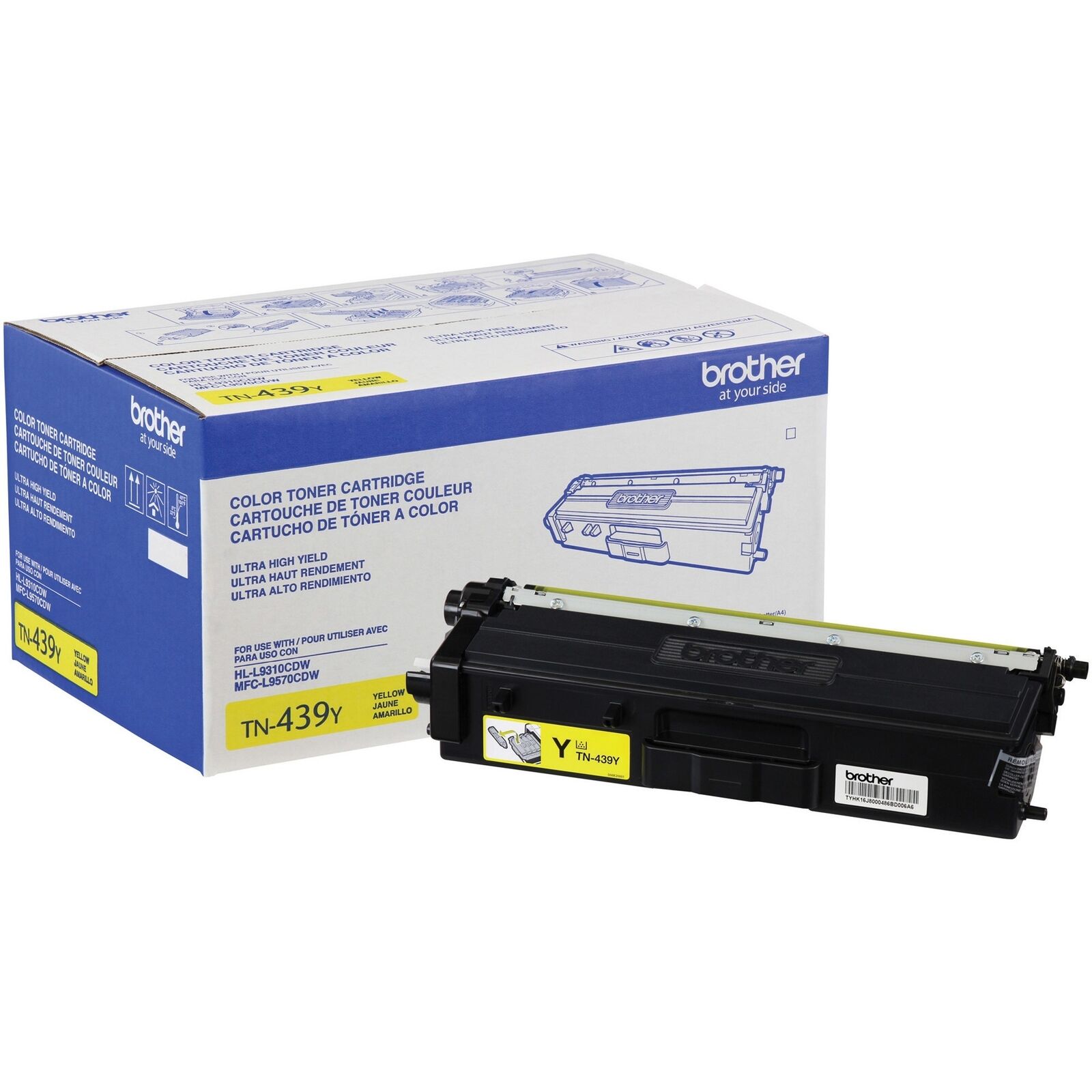 Brother TN439Y Ultra High Yield Toner 9000 Page-Yield Yellow
