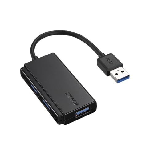 Buffalo USB 3.0 Bus-Powered 3-Port Hub Black Model BSH3U105U3BKfrom JP