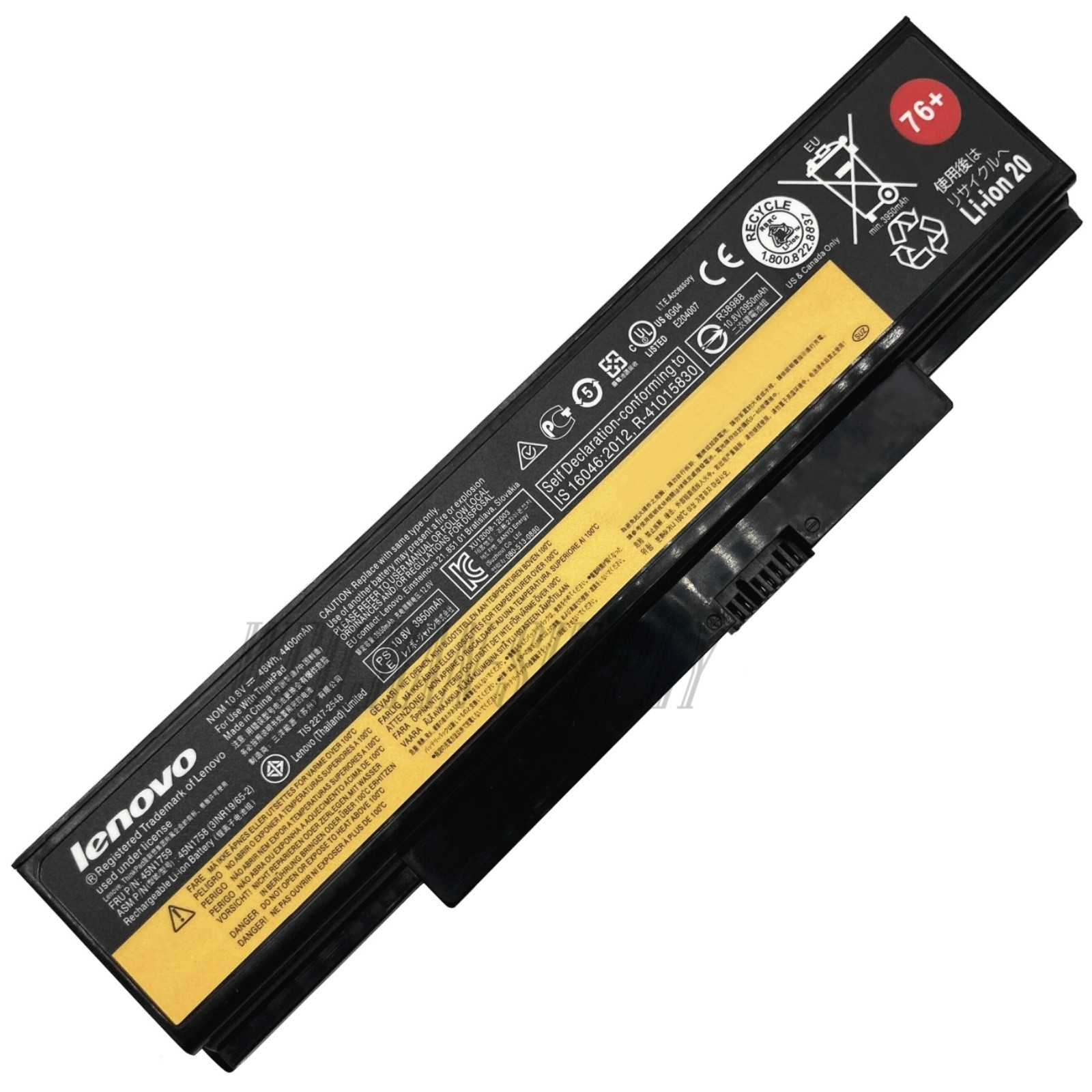 Original 76+ Battery For Lenovo ThinkPad Edge E550 E550C E555 E560 E565 Series