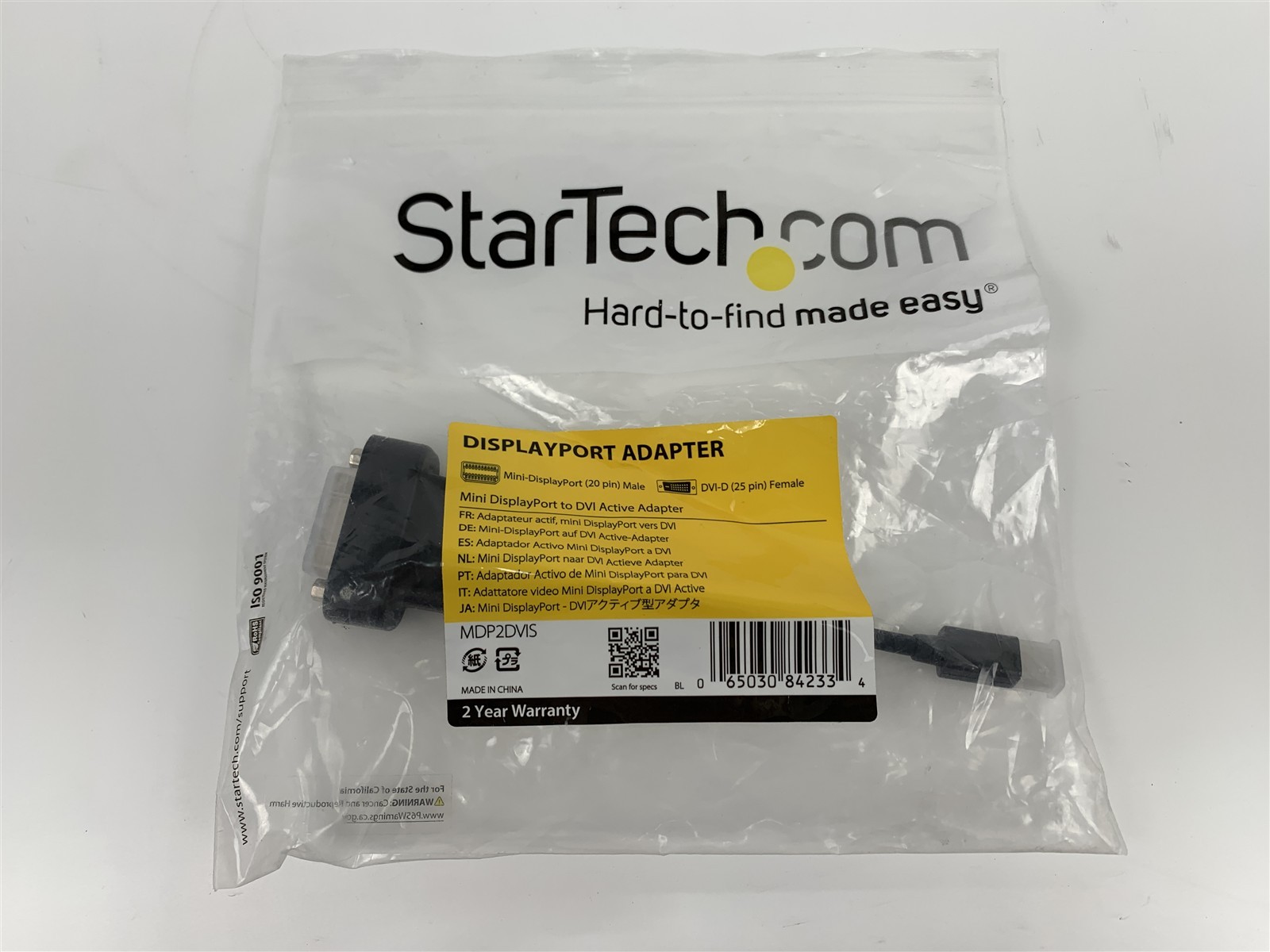 StarTech.Com Mini Display Port to DVI Active Adapter MDP2DVIS