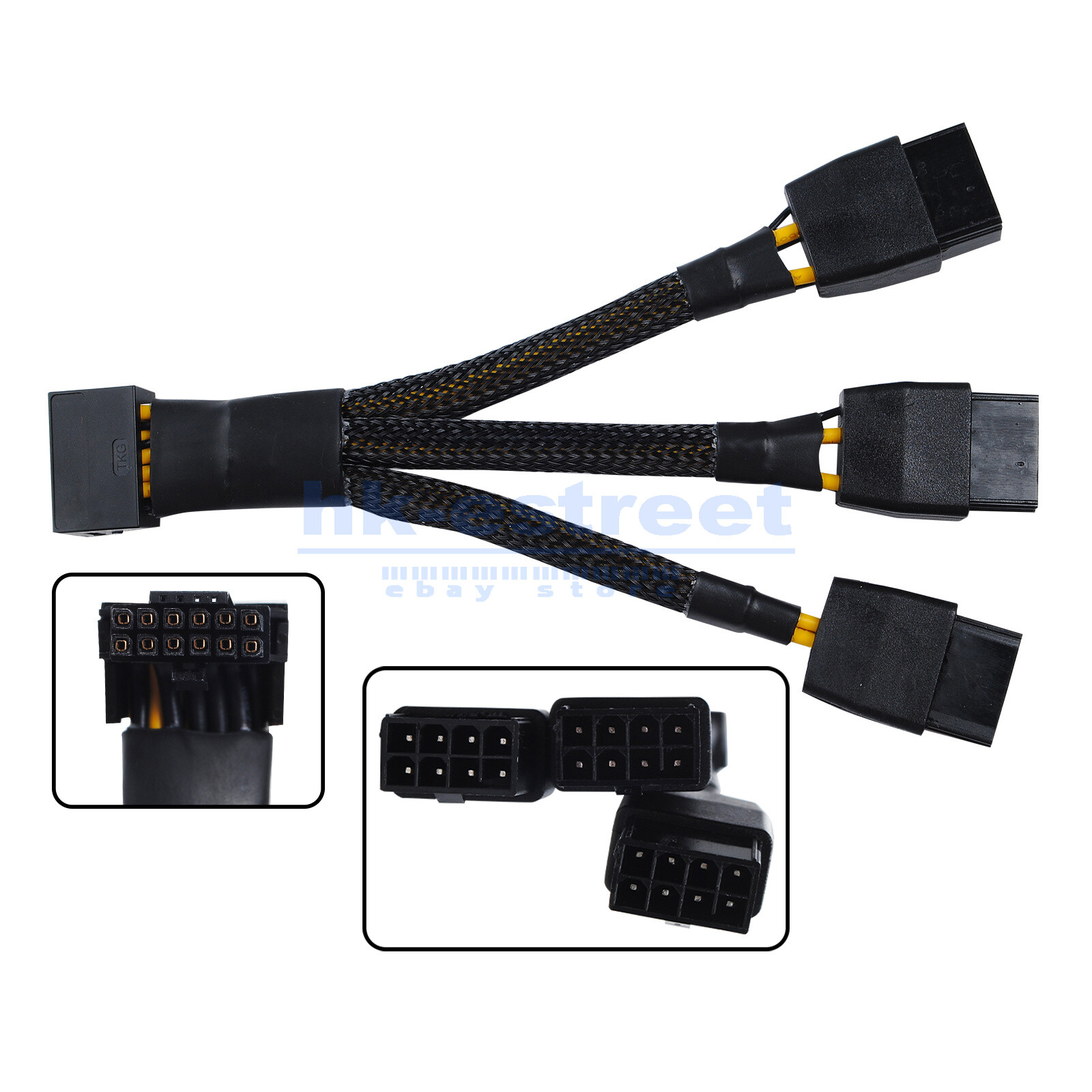 12VHPWR Mini 16Pin to 3x8Pin PCI-e GPU Graphics Cards Power Cable For RTX 4090