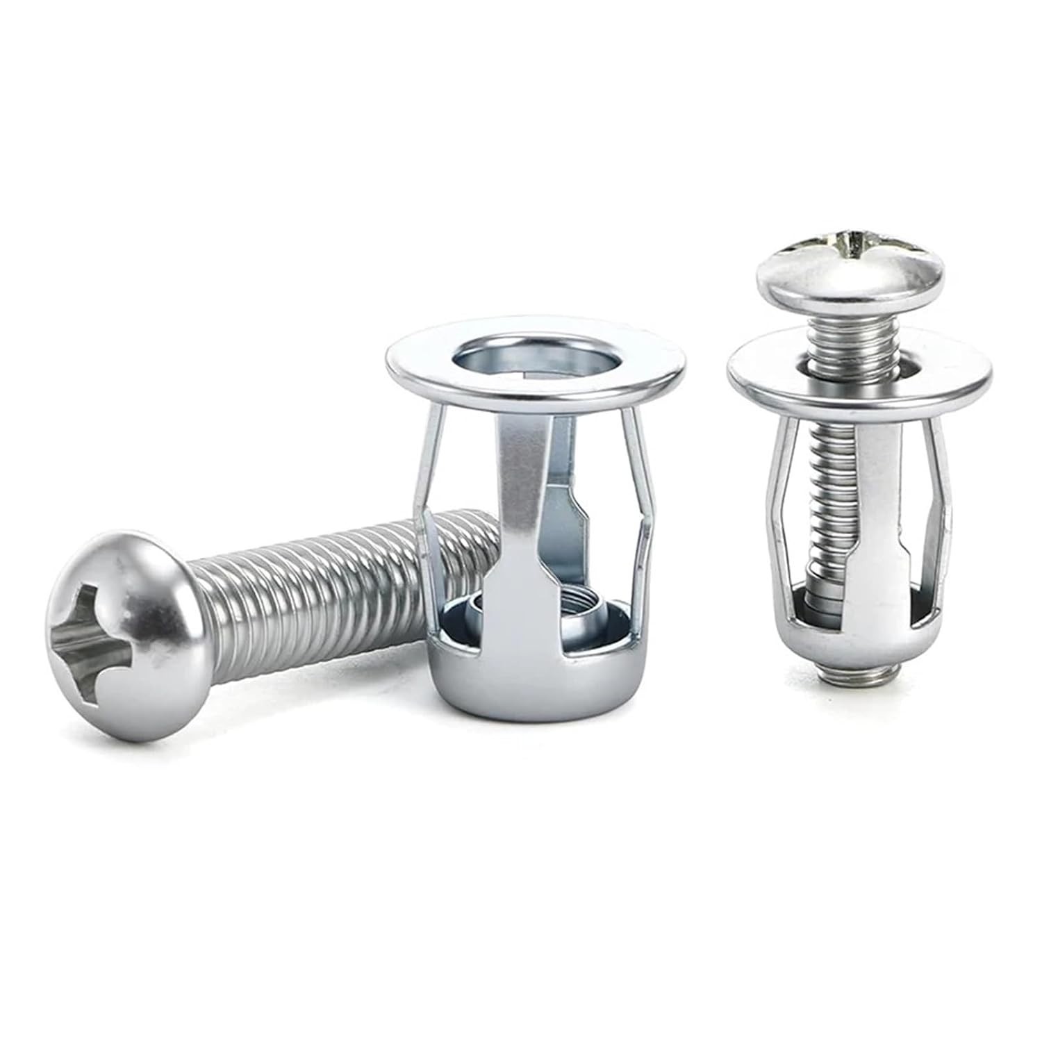 Durable 25-40 Pcs Expansion Screw Nut Set for Secure Hollow Wall Installations