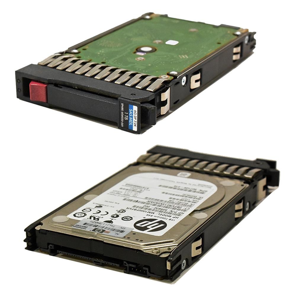HP 1TB HotSwap Hard Drive 2.5" P/N: 606020-001 6G 7.2k SAS