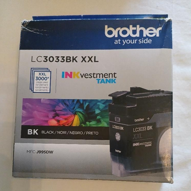 2021 New Genuine Brother LC3033BK XXL Super High-yield Black Ink Cartridge OEM