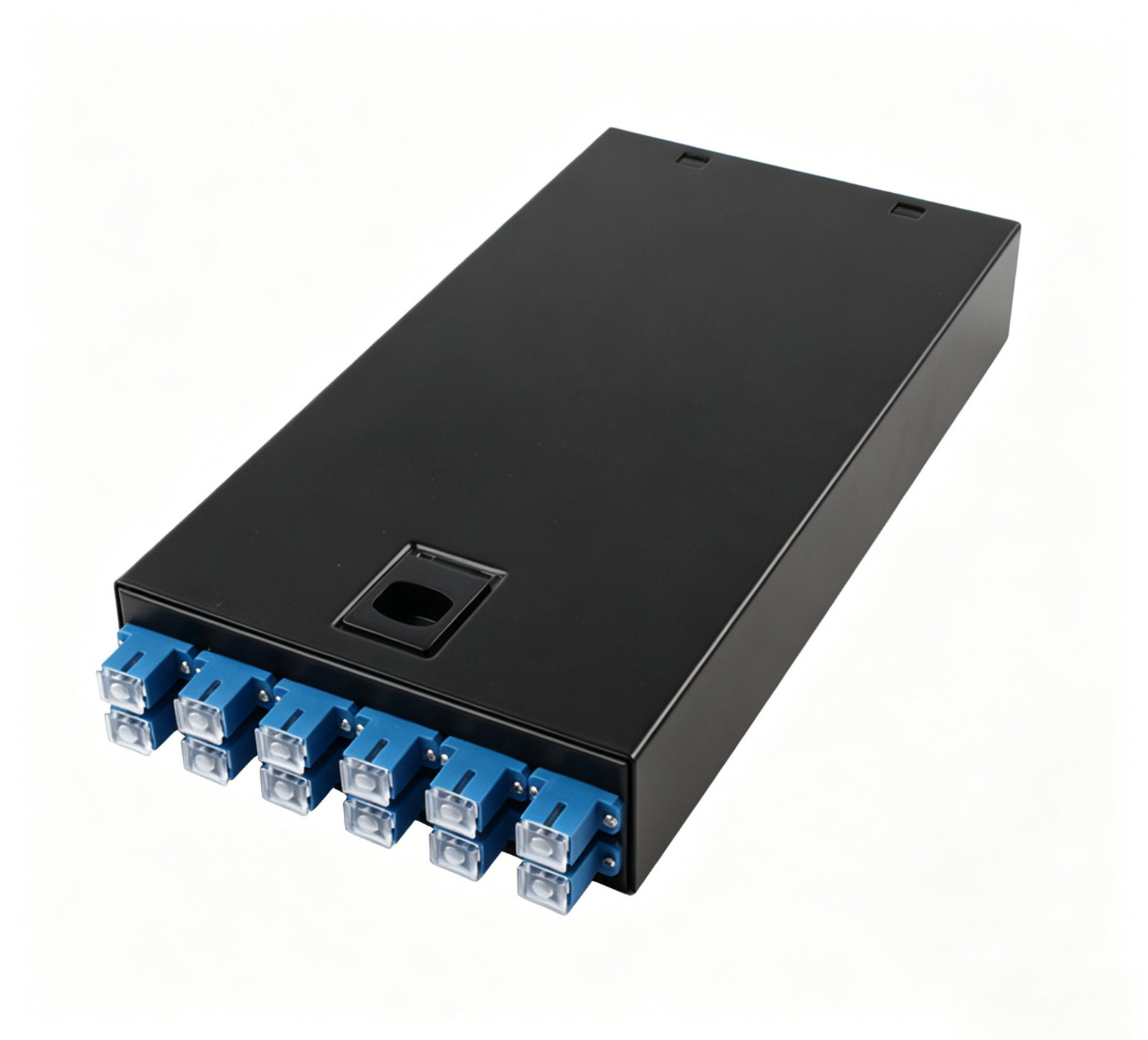 12 24 48 Core Fiber Optic Terminal Box Wall Desktop Splice Box Full Load SC LC F